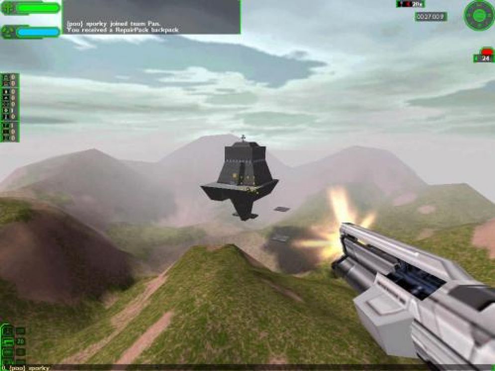 Screenshot ze hry Starsiege: Tribes - Recenze-her.cz