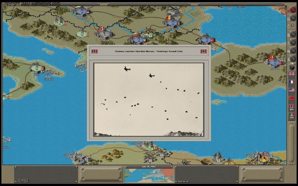 Screenshot ze hry Strategic Command 2: Weapons and Warfare - Recenze-her.cz