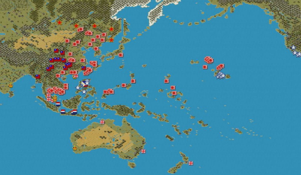 Screenshot ze hry Strategic Command: WWII Pacific Theater - Recenze-her.cz
