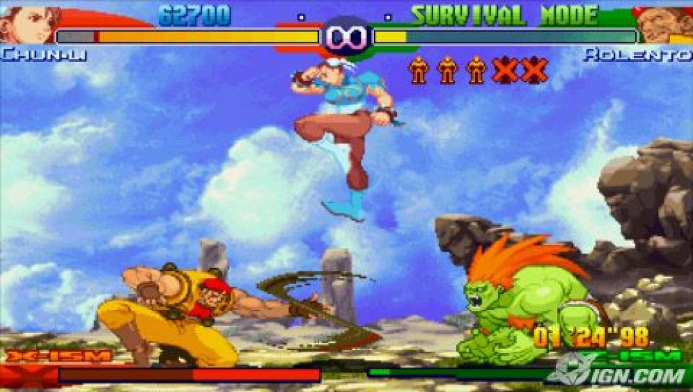 Screenshot ze hry Street Fighter Alpha 3 Max - Recenze-her.cz