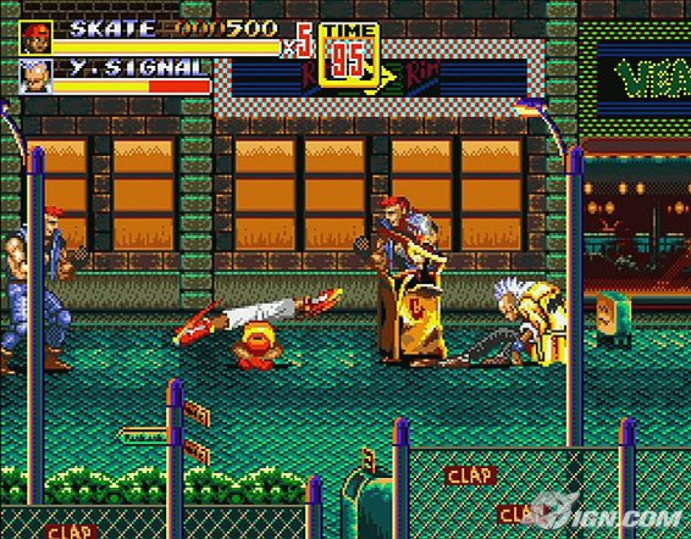 Screenshot ze hry Streets of Rage 2 - Recenze-her.cz