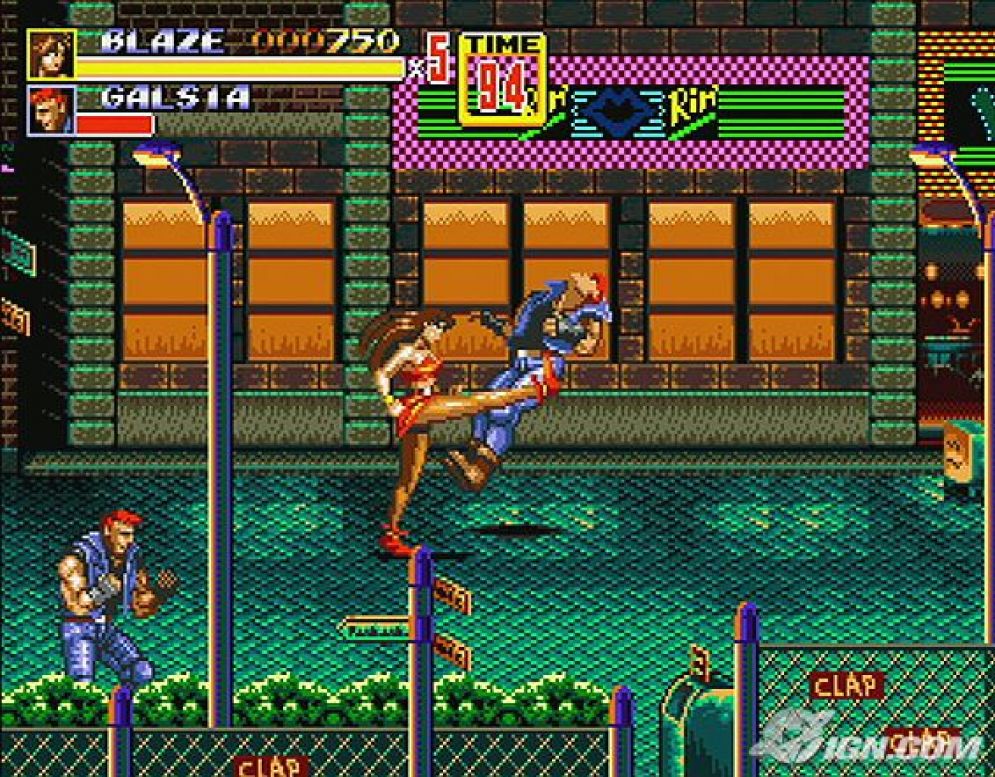 Screenshot ze hry Streets of Rage 2 - Recenze-her.cz