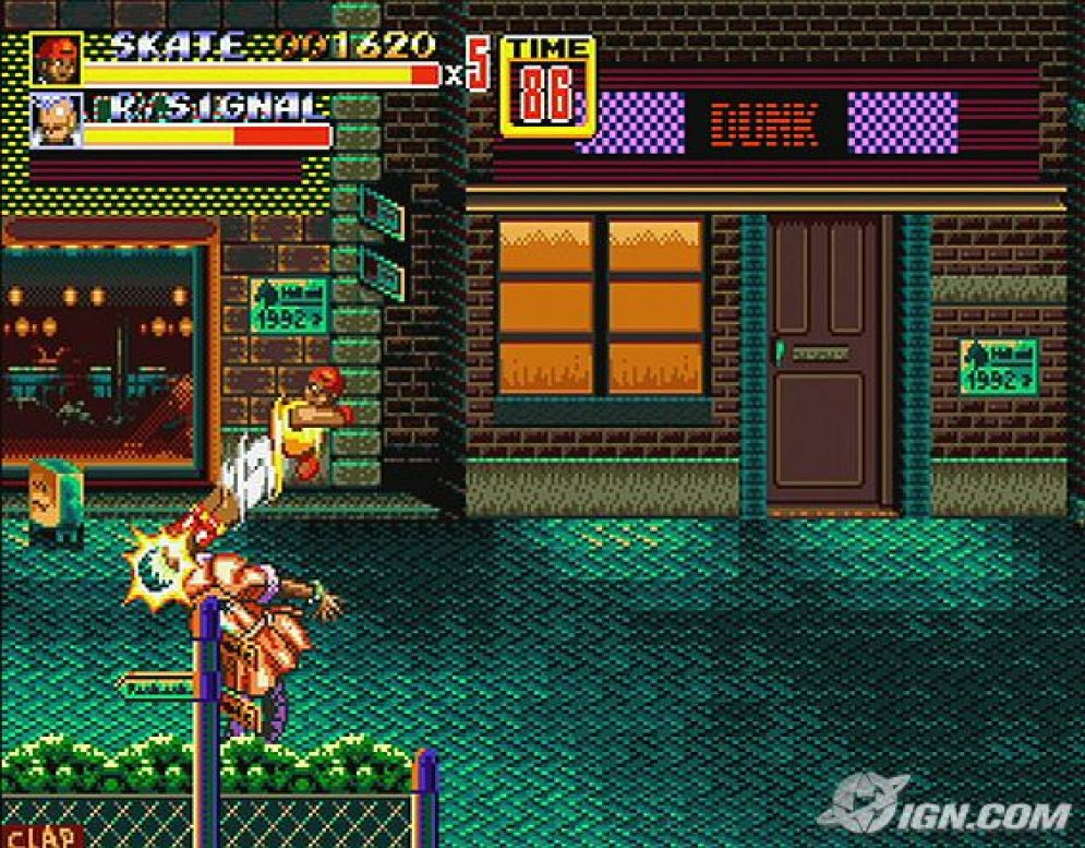 Screenshot ze hry Streets of Rage 2 - Recenze-her.cz