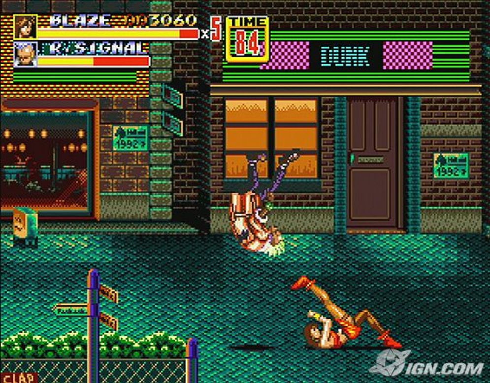Screenshot ze hry Streets of Rage 2 - Recenze-her.cz