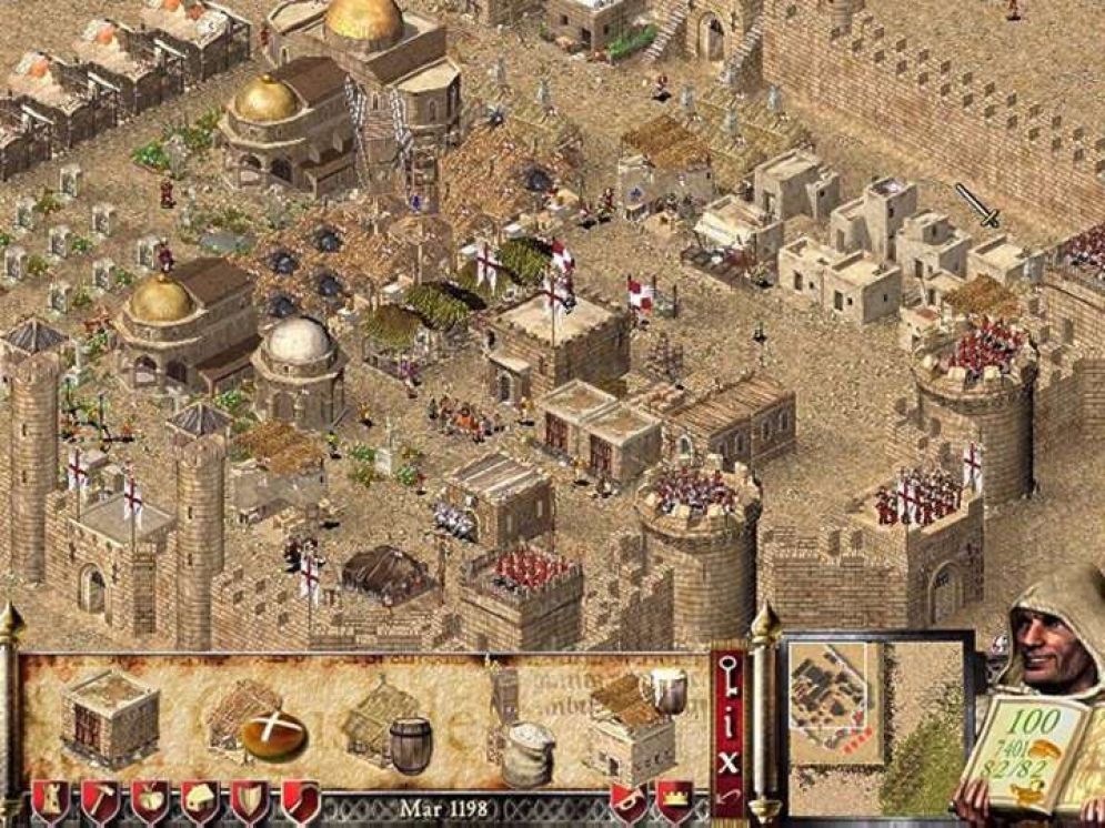 Screenshot ze hry Stronghold: Crusader - Recenze-her.cz