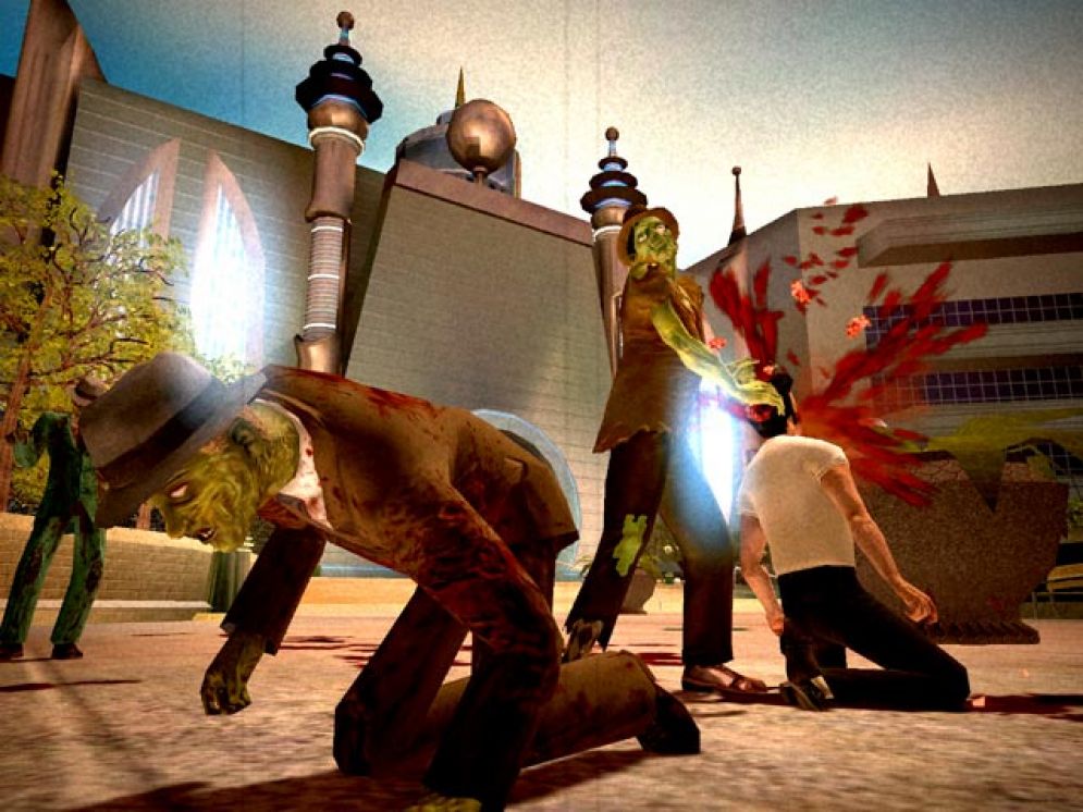 Screenshot ze hry Stubbs the Zombie in Rebel Without a Pulse - Recenze-her.cz