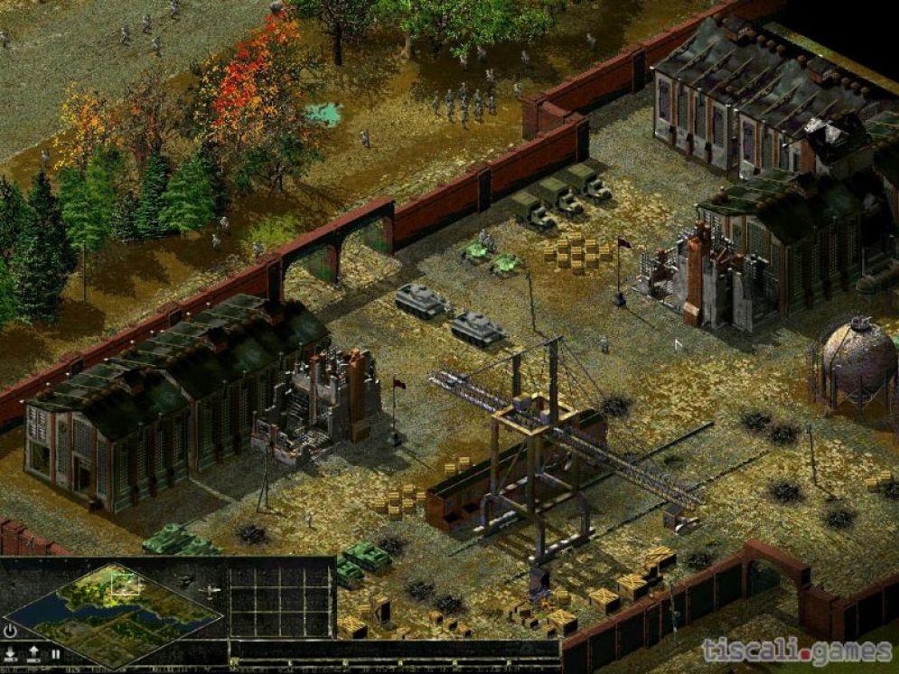 Screenshot ze hry Sudden Strike: Resource War - Recenze-her.cz