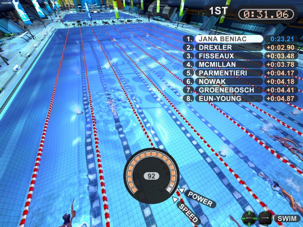 Screenshot ze hry Summer Athletics 2009 - Recenze-her.cz