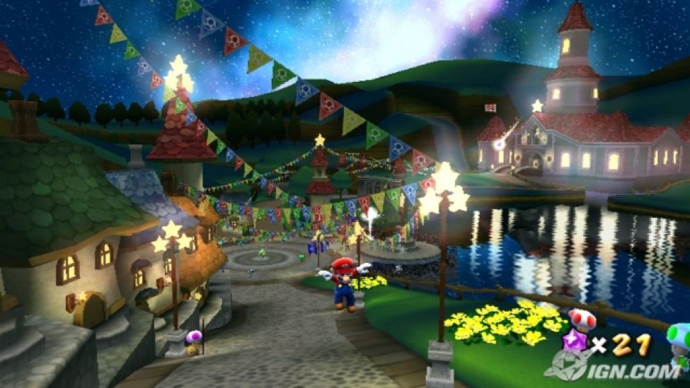 Screenshot ze hry Super Mario Galaxy - Recenze-her.cz