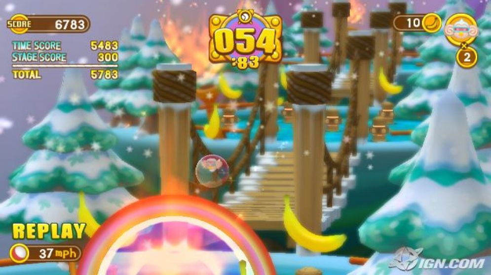 Screenshot ze hry Super Monkey Ball Banana Blitz - Recenze-her.cz