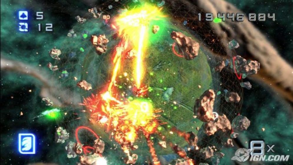 Screenshot ze hry Super Stardust HD - Recenze-her.cz