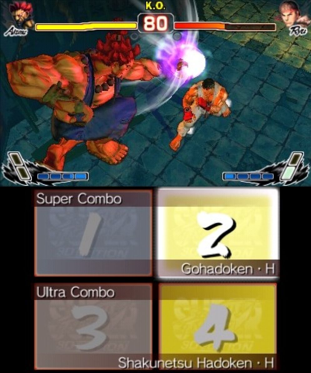 Screenshot ze hry Super Street Fighter IV 3D Edition - Recenze-her.cz