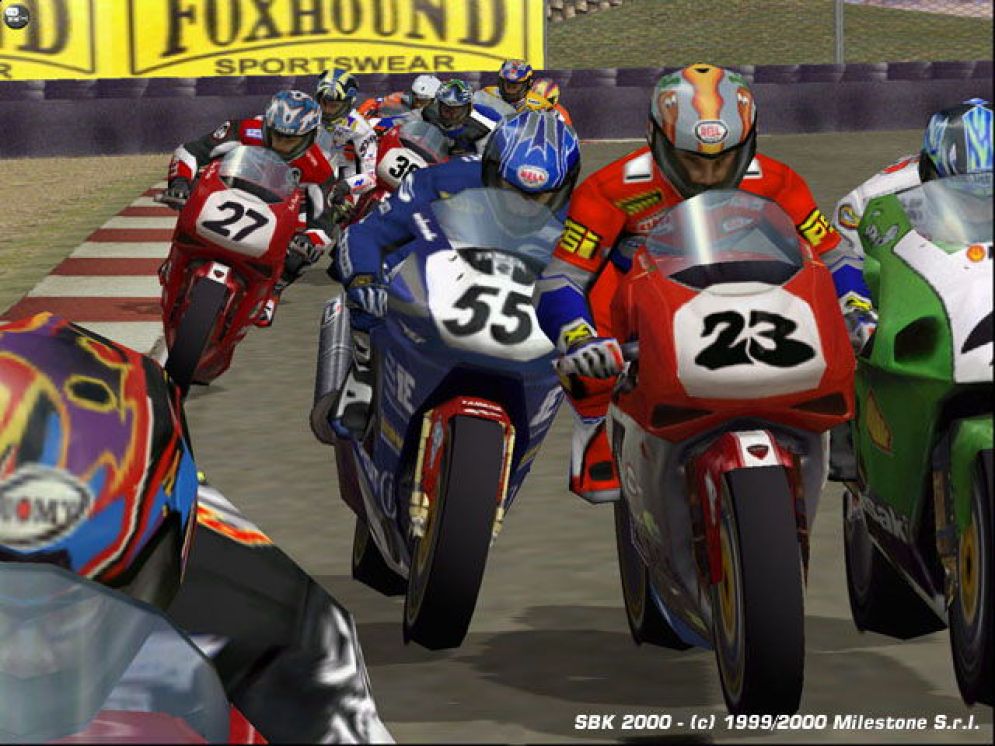 Screenshot ze hry Superbike 2000 - Recenze-her.cz