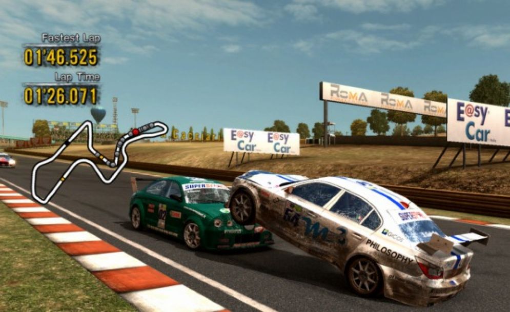 Screenshot ze hry Superstars V8 Next Challenge - Recenze-her.cz