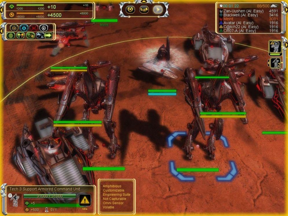 Screenshot ze hry Supreme Commander: Forged Alliance - Recenze-her.cz