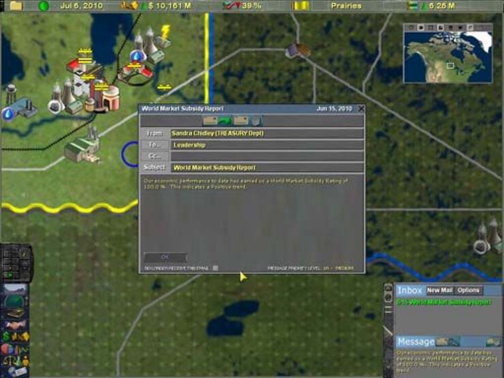Screenshot ze hry Supreme Ruler 2010 - Recenze-her.cz