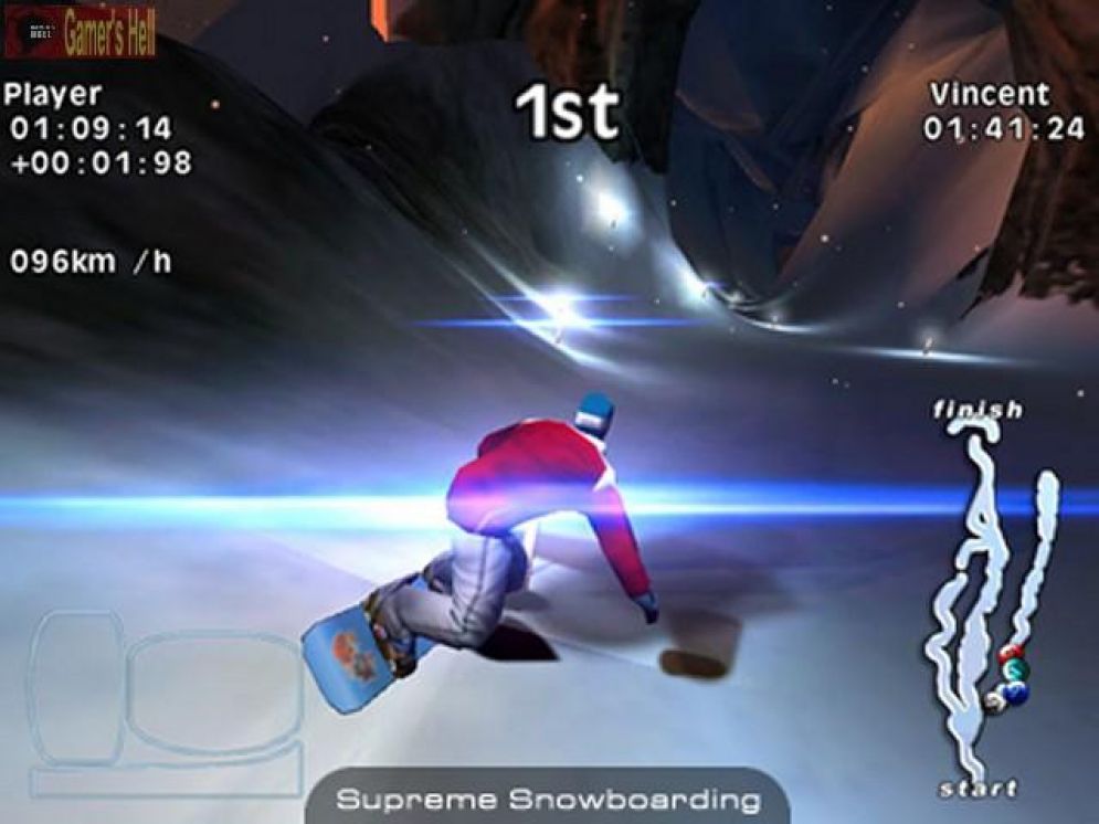 Screenshot ze hry Supreme Snowboarding - Recenze-her.cz