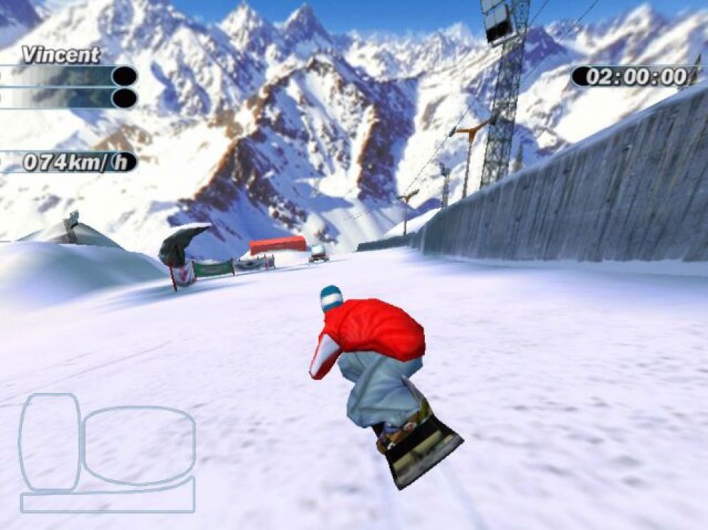 Screenshot ze hry Supreme Snowboarding - Recenze-her.cz