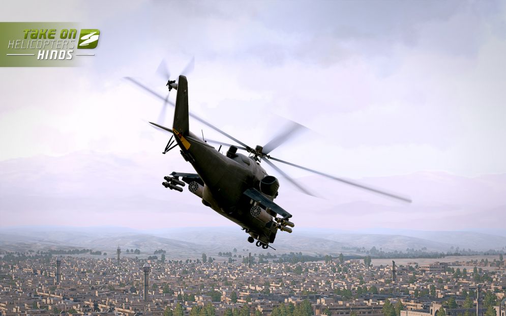 Screenshot ze hry Take on Helicopters: Hinds - Recenze-her.cz