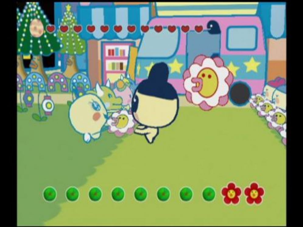 Screenshot ze hry Tamagotchi Party On! - Recenze-her.cz