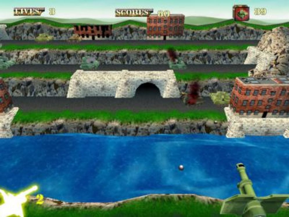 Screenshot ze hry Tank Assault - Recenze-her.cz