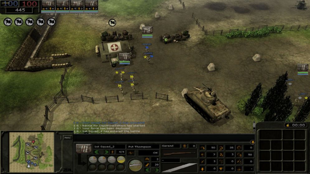Screenshot ze hry Team Assault: Baptism of Fire - Recenze-her.cz