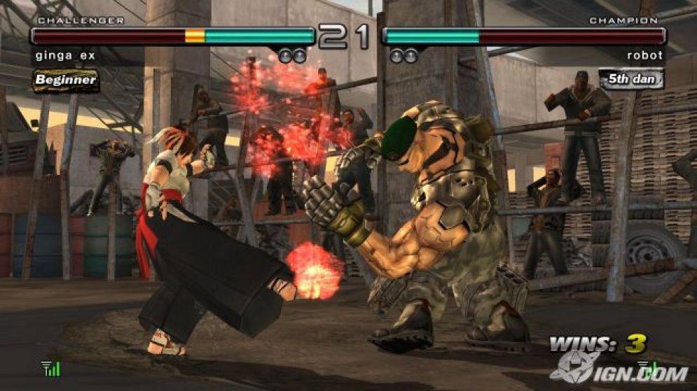 Screenshot ze hry Tekken 5: Dark Resurrection - Recenze-her.cz