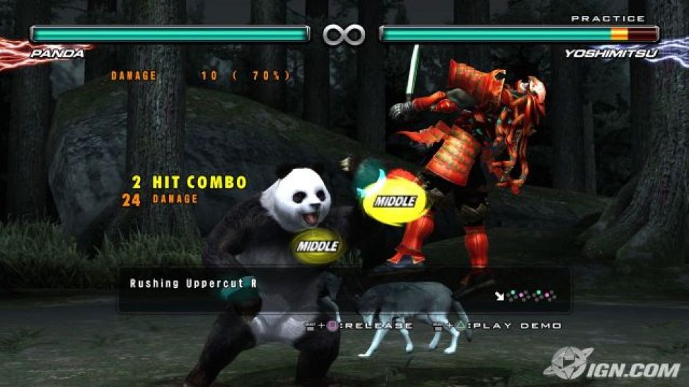 Screenshot ze hry Tekken 5: Dark Resurrection - Recenze-her.cz