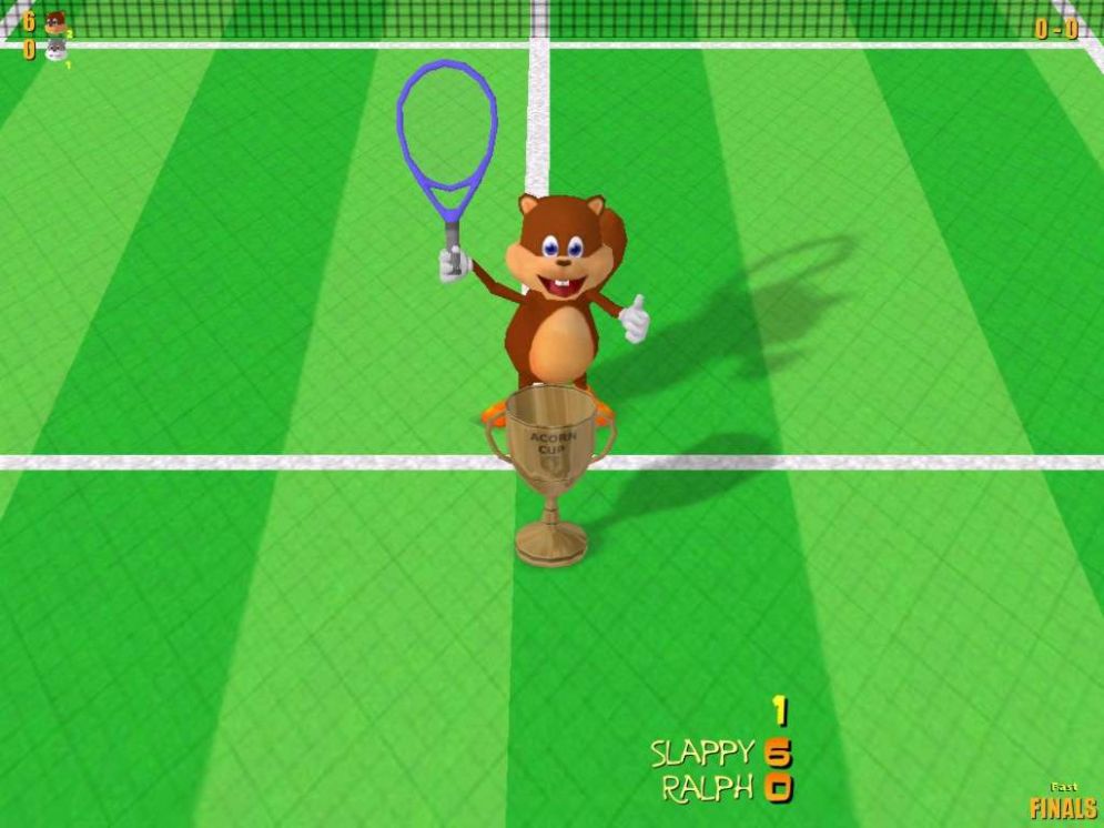 Screenshot ze hry Tennis Critters - Recenze-her.cz