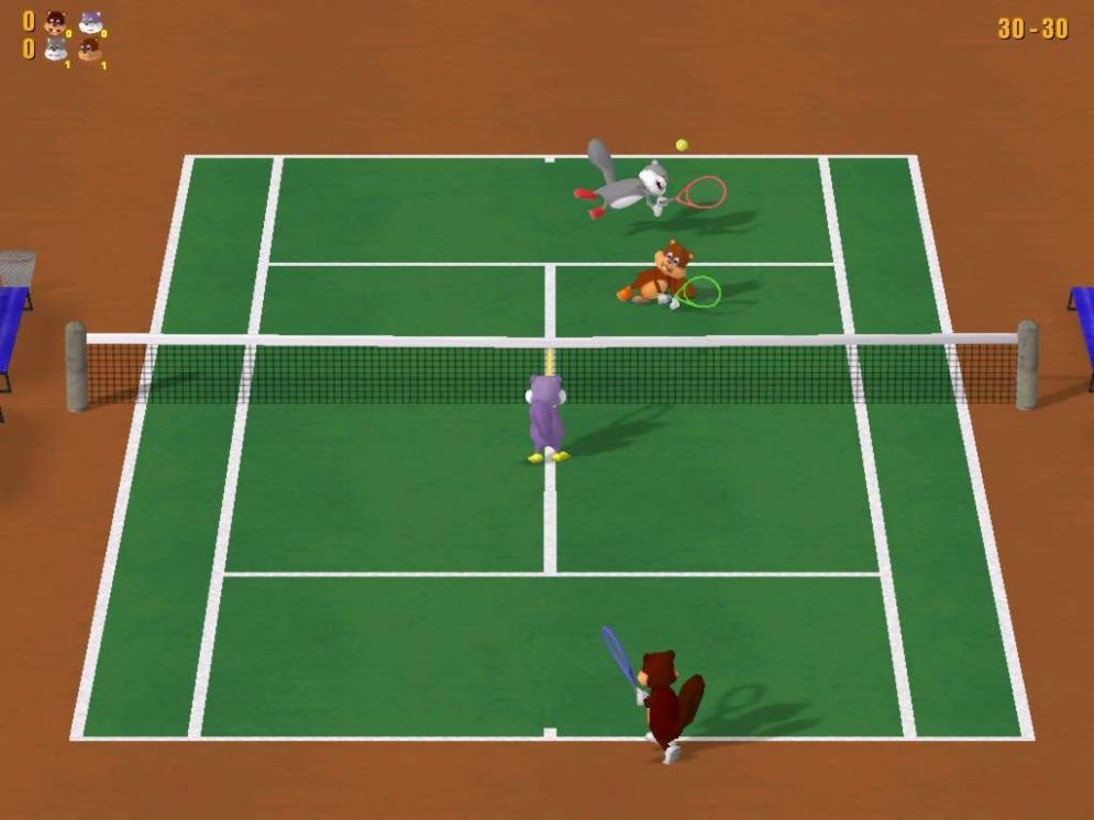 Screenshot ze hry Tennis Critters - Recenze-her.cz
