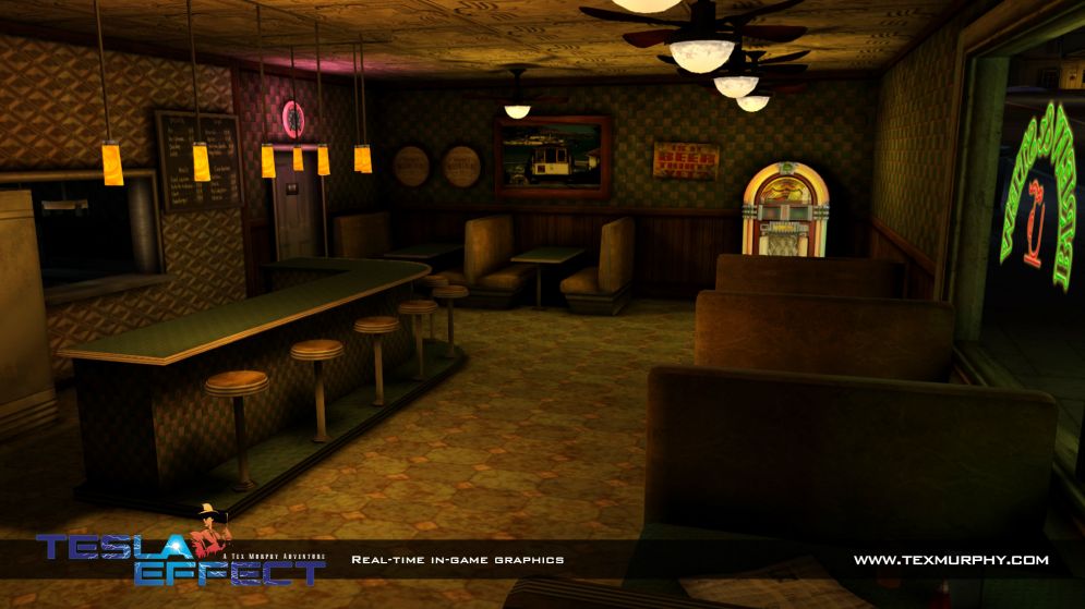 Screenshot ze hry Tesla Effect: A Tex Murphy Adventure - Recenze-her.cz