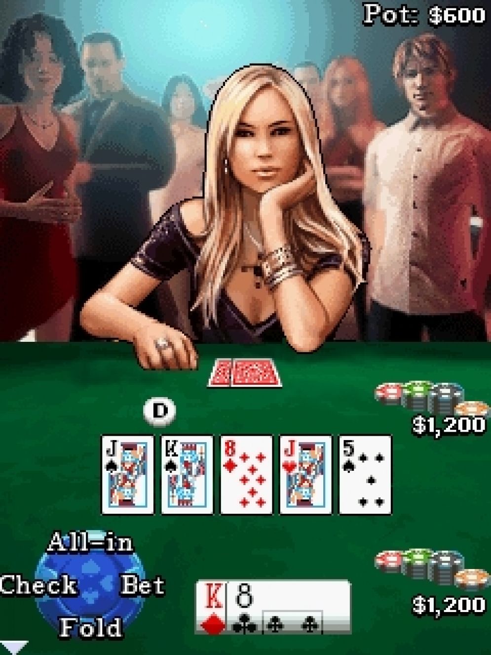 Screenshot ze hry Texas Holdem Poker - Recenze-her.cz
