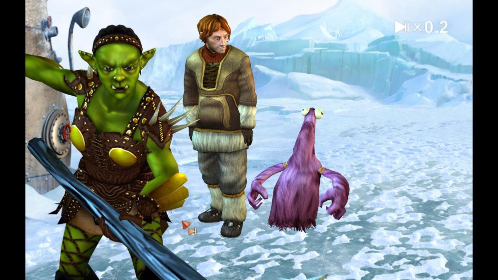 Screenshot ze hry The Book of Unwritten Tales: The Critter Chronicles - Recenze-her.cz