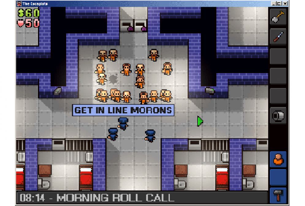 Screenshot ze hry The Escapists - Recenze-her.cz