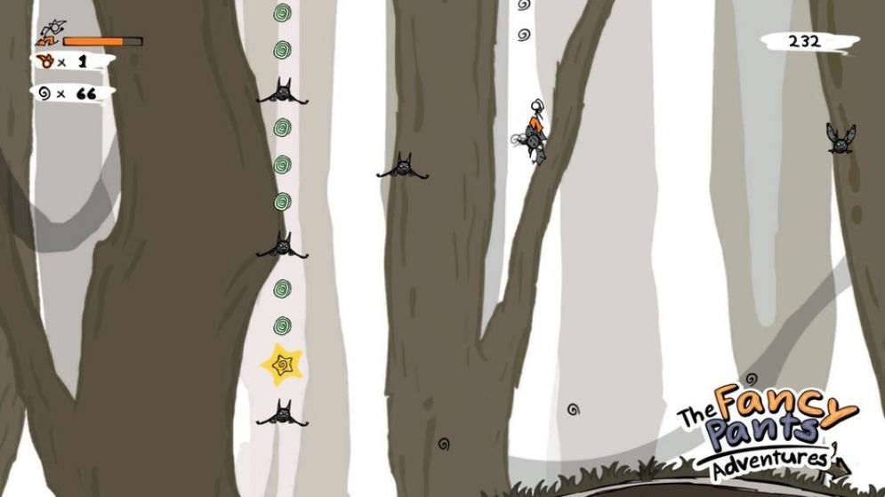 Screenshot ze hry The Fancy Pants Adventures - Recenze-her.cz