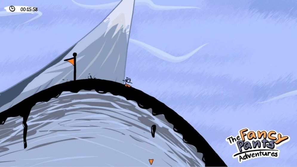 Screenshot ze hry The Fancy Pants Adventures - Recenze-her.cz