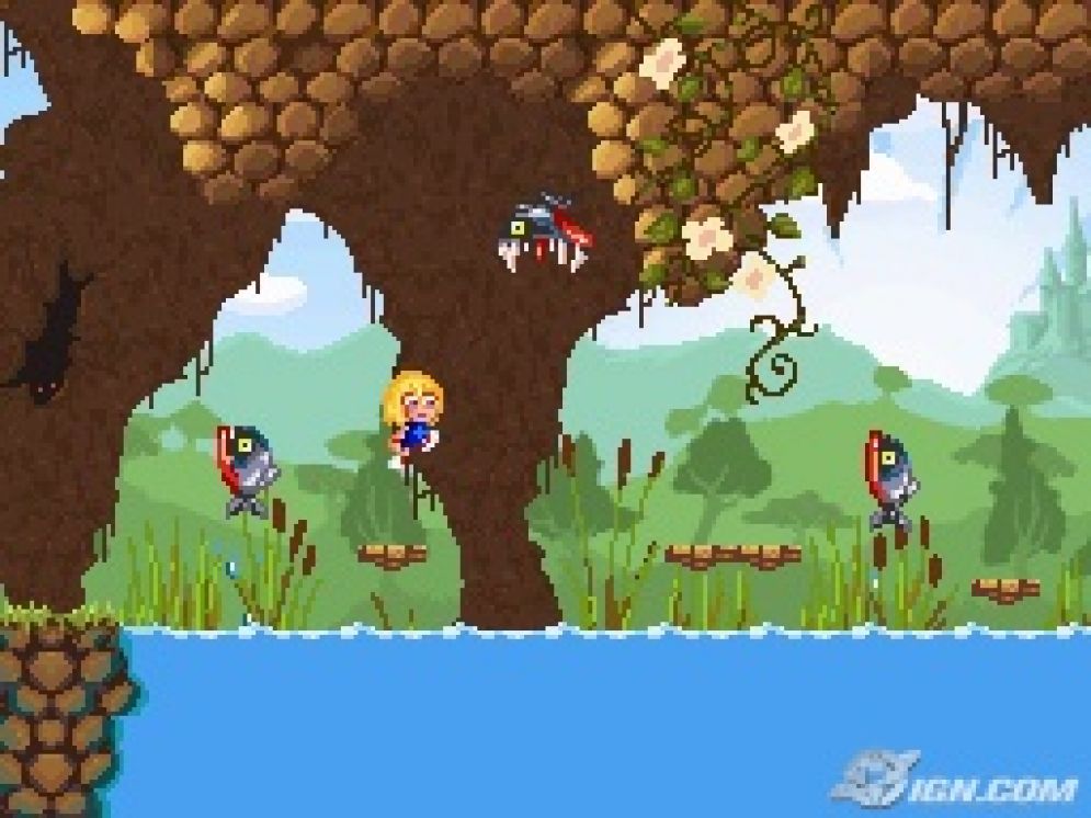 Screenshot ze hry The Great Giana Sisters - Recenze-her.cz