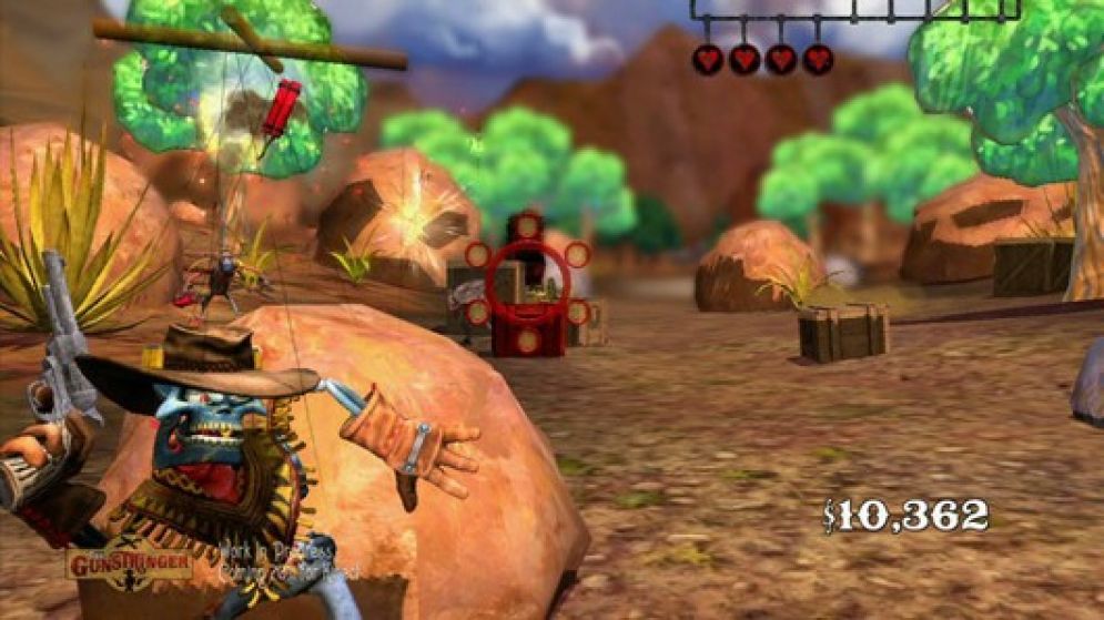 Screenshot ze hry The Gunstringer - Recenze-her.cz