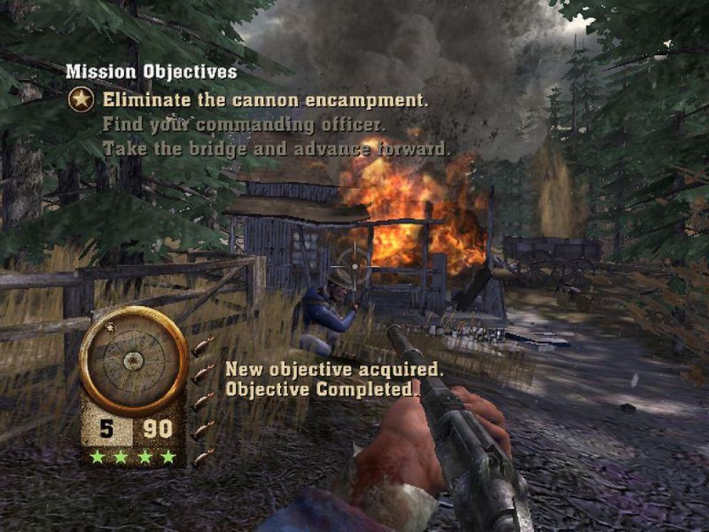 Screenshot ze hry The History Channel: Civil War - Recenze-her.cz