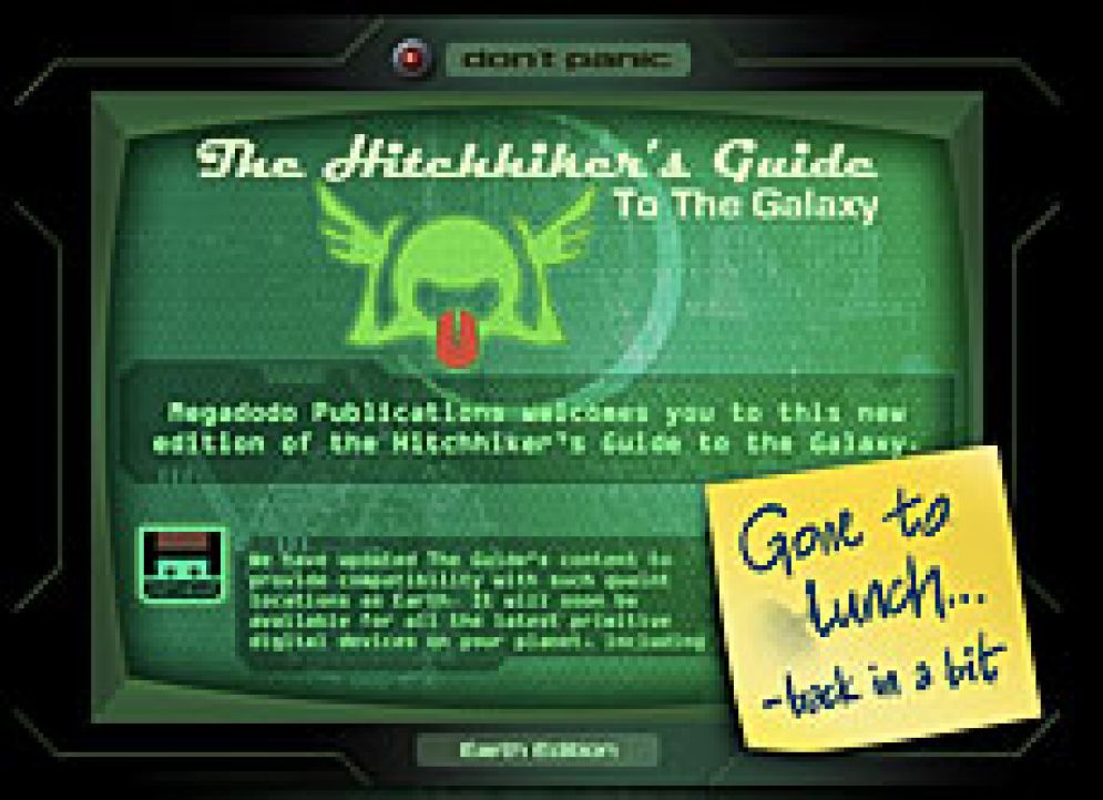 Screenshot ze hry The Hitchhikers Guide to the Galaxy - Recenze-her.cz
