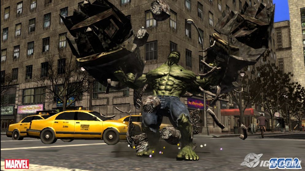 Screenshot ze hry The Incredible Hulk - Recenze-her.cz