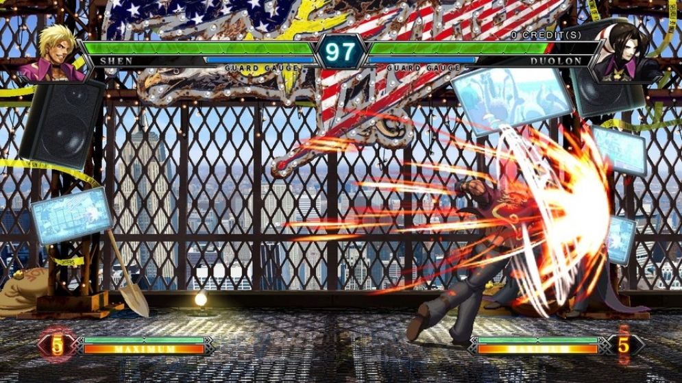 Screenshot ze hry The King of Fighters XIII - Recenze-her.cz