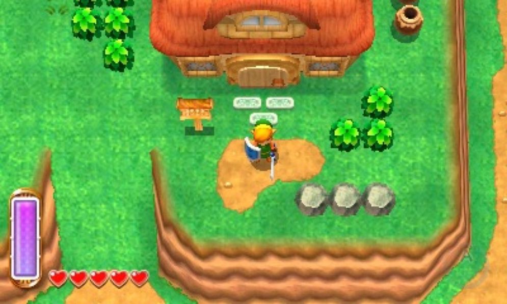 Screenshot ze hry The Legend of Zelda: A Link Between Worlds - Recenze-her.cz