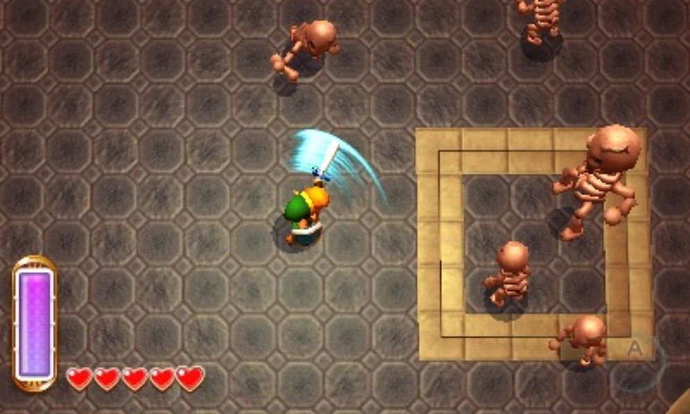 Screenshot ze hry The Legend of Zelda: A Link Between Worlds - Recenze-her.cz