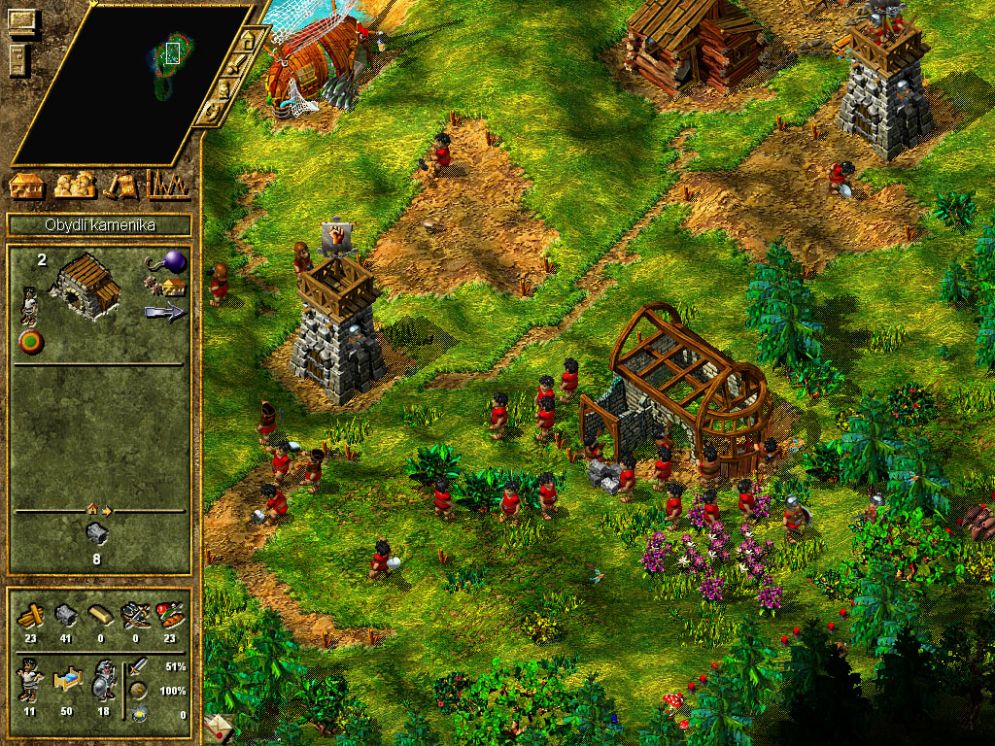 Screenshot ze hry The Settlers IV Gold - Recenze-her.cz