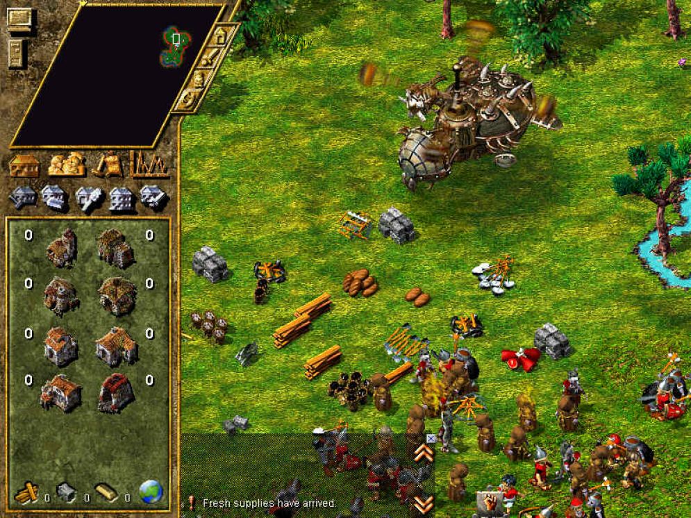 Screenshot ze hry The Settlers IV: The Troyans and The Elixir of Power - Recenze-her.cz