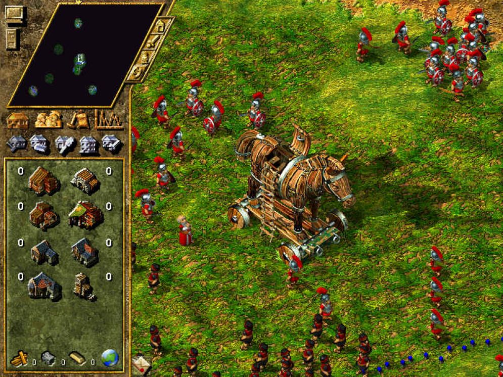 Screenshot ze hry The Settlers IV: The Troyans and The Elixir of Power - Recenze-her.cz