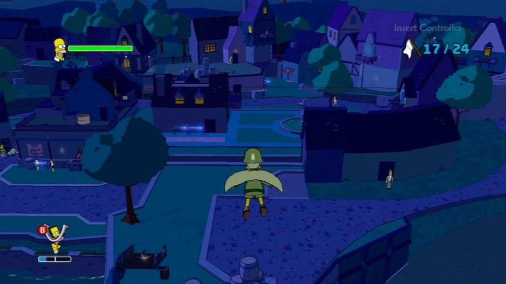 Screenshot ze hry The Simpsons Game - Recenze-her.cz