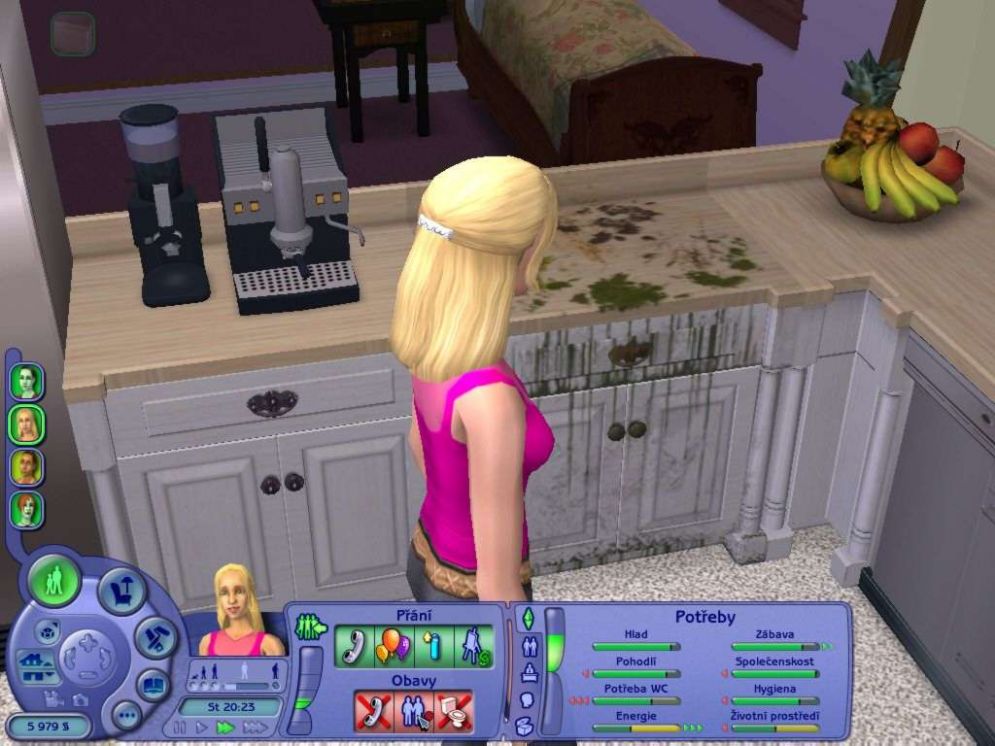 Screenshot ze hry The Sims 2 - Recenze-her.cz
