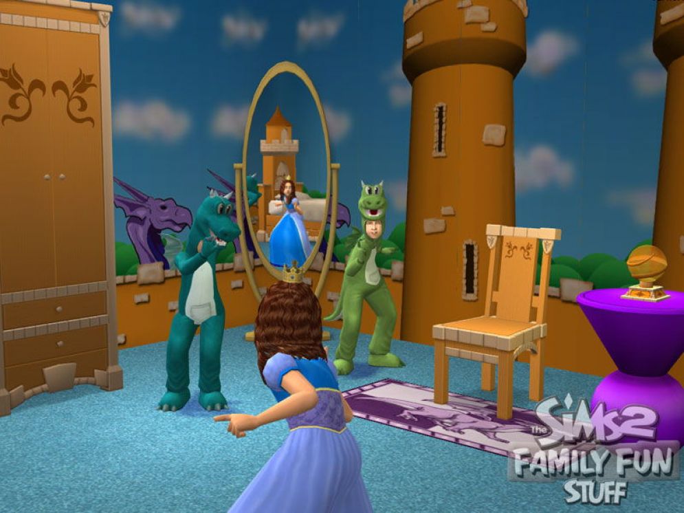 Screenshot ze hry The Sims 2: Family Fun Stuff - Recenze-her.cz